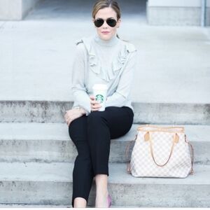 J.CREW Tippi Ruffle Turtleneck Sweater